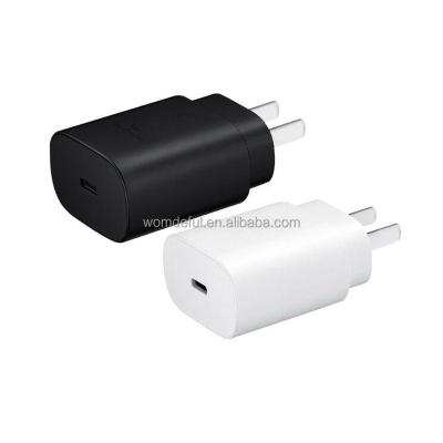 China Mobile Phone For Samsung Original Charger Adapter Cargador 25W Phone Cargador Charger For Samsung Super Fast 25W Wall Charger for sale