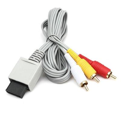 China AV Cable For Wii Audio Video AV Compound / Component RCA Cable Cord For Nintendo For Wii Game Console For W II U 1.8M Cable AV for sale