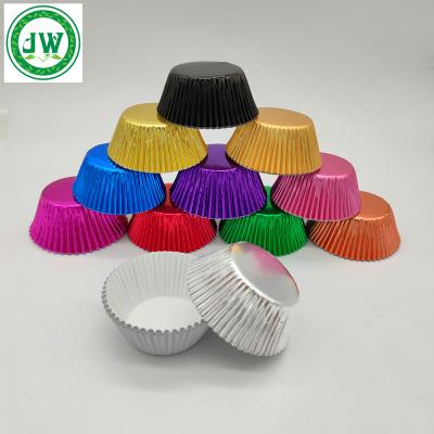 China Different Colors Greaseproof Factory Custom Cake Tools Foil Cupcake Liner Paper Muffin Cup for sale