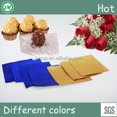 China Factory Directly Packaging Aluminum Foil Chocolate Wrapping Paper for sale