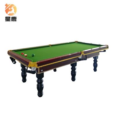 China 2 in 1 Indoor Sports Game Table Home Adult American Running Type Black 8 Billiard Table in 1 Hall Entertainment for sale