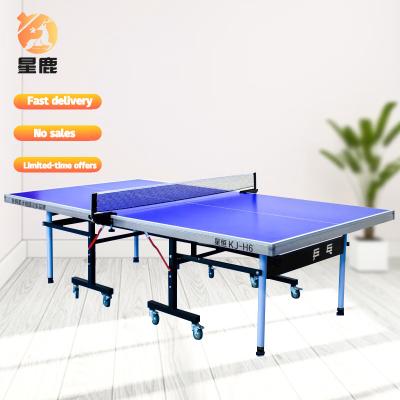 China Other Indoor MDF 8 Wheels Ping Pong 25MM Foldable Removable Table Tennis Table for sale