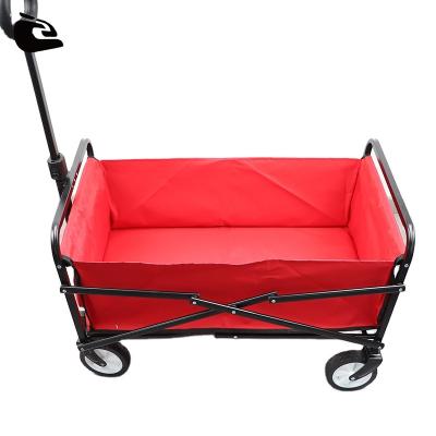 China Outdoor Portable Camping Trolley Cart Easy Folding Folding Park Garden Cart for sale