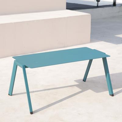 China Easy To Carry Tables Makers Oversized Aluminum Garden KD Side Table For Outdoor Climbing for sale