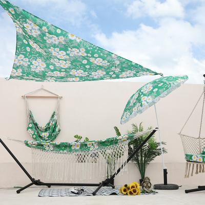 China With pattern printing factory price outdoor hammock swings, camping hammock stand, outdoor macrame hammock for sale