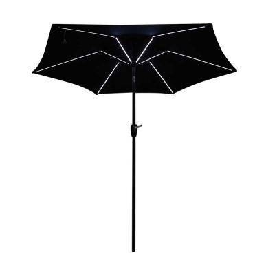 China Para Large Modern High Quality Outdoor Garden Parasols Beach Folding LED Light Umbrella for sale