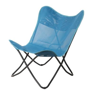 China K/D Best Seller Outdoor Furniture Custom Steel Relax Folding Camping Butterfly Chair for sale