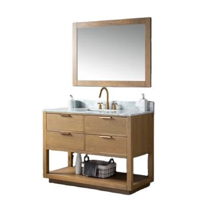 China Modern Classic Japanese Style Square Vanity Bathroom Storage Cabinet Furniture for sale