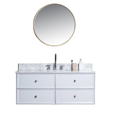 China 1200mm Modern Antique White Modern Bathroom Vanity for sale