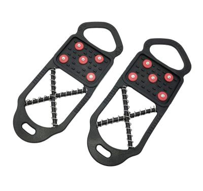 China Suitable for: Rising safety shoe covers anti-slip on ice grips ice gripper snow spikes for sale