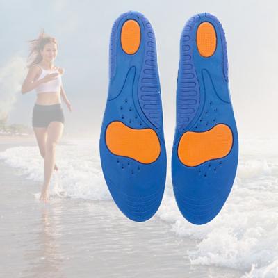 China Plantar Fasciitis Foot Height Increase PU Insole Cushion Orthopedic Heel Cushion Plantar Fasciitis Insole For Shoes Puinsole for sale