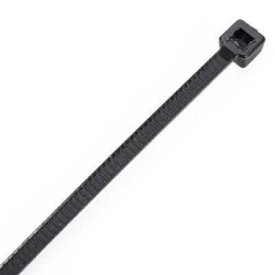 China Black Nylon Cable Ties / 4*200mm Adjustable Nylon Cable Ties For Electronic Industrial Self Locking Nylon Cable Ties for sale