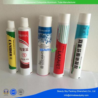 China Dia.13.5--60mm Beautiful Pharmaceutical packaging tube plastic tube Printed 1c--6c for sale