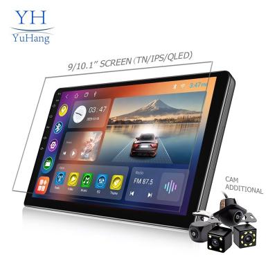 China Universal GPS YuHang 9 Inch Touch Screen 2 Din Android Car DVD Player Dual Din Multimedia Player GPS Navigation Car Radio Player for sale