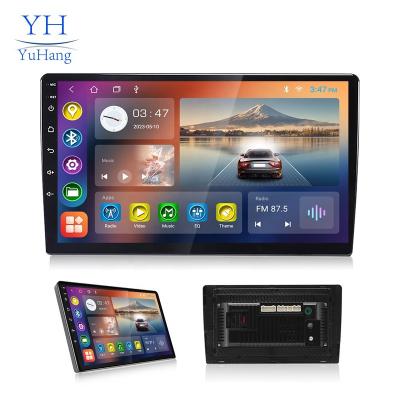 China YuHang GPS DVD Player Android 10.1 Dual Thumb Touch Sreen Support FM/USB/SD/AUX Car Stereo Radio Din GPS System for sale