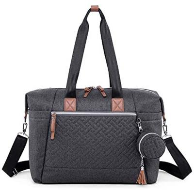 China With USB Multifunctional Wholesale Low Cost Polyester Diaper Bag With USB Port for sale