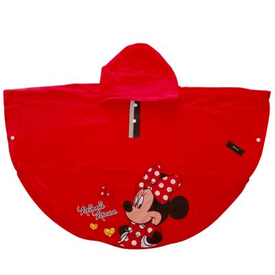 China Fashionable Children's Durable Cartoon Raincoat Red Children Raincoat Windproof Rain Poncho for sale