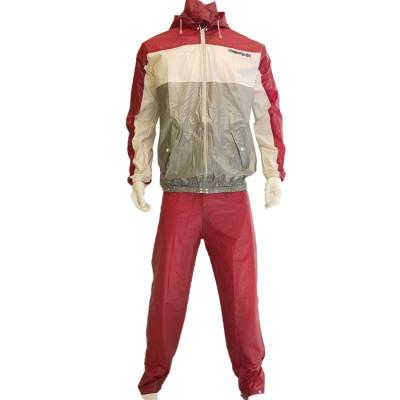 China Hot Selling Waterproof Windproof Waterproof PVC Durable Raincoat Jacket Pants Set Raincoat Clothes For Motorcycle for sale