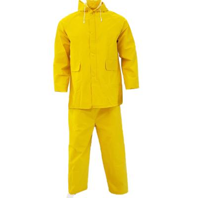 China Hot sales public worker100%PVC bachelor rainwear waterproof and windproof rainsuit for sale