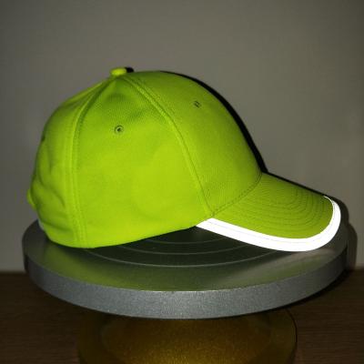 China Birdeye High Visibility Reflective Safety Hat With Breathing Birdeye Fabric For Public Worker And Sports Snapback Hat for sale