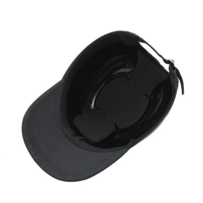 China Best Selling 100% Cotton Black Polyester Safety Bump Hats Baseball Caps With ABS And EVA Inner Shell Safety For Sale for sale