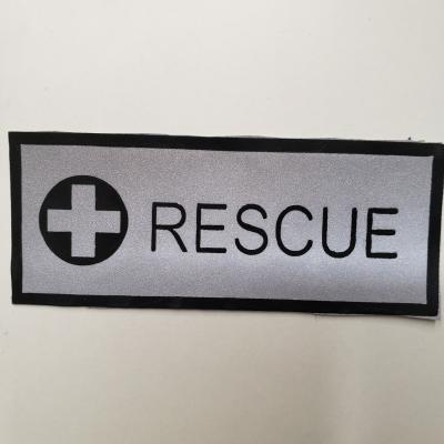 China 3D Nylon Fabric Ambulance Security Response Rescue Patch for sale