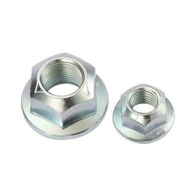 China Automotive Industry Hex Flange Lock Nut DIN1667 GB6187 for sale