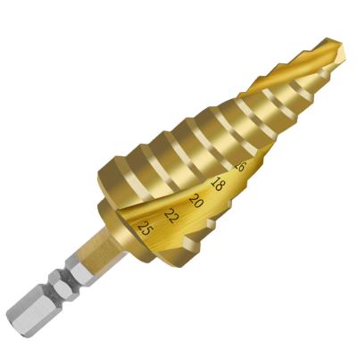 China Drill Bit 4241 Steel Hexagonal High Speed ​​Material Step Torsion Drill Bit Metal Drilling Step Leg Step Drill Bits for sale