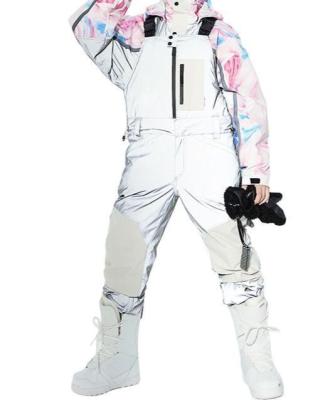 China Mens Womens Snowboarding Snowsuit Design Luxury Snowsuit Anti-UV Wear Pants Ski Bib For Skying Custom Made for sale