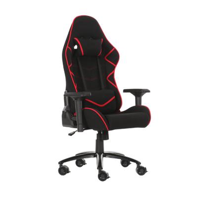 China Executive Chair 4D PU Armrest Fabric Material Fashion Comfortable Design Computer Racing Chair Set for sale