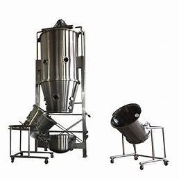 China 100kg/H Vertical Static Fluid Bed Dryer Granulator for sale