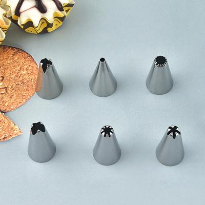 China 8pcs/set Disposable Baking Spout Set Cream Spouts Pastry Tools Accessories For Cake Decorating Pastry Bag for sale