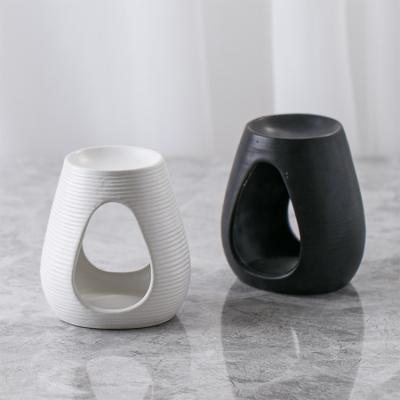 China AROMATIC Type Aroma Burner Ceramic Material Oil Warmer For Tealight Candles for sale