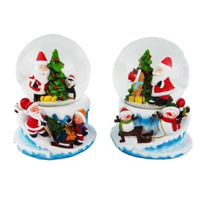 China Wholesale Cheap Custom Europe Snow Globe Glass With Blowing Snow for sale