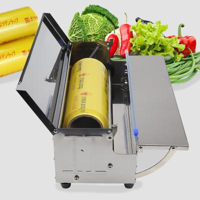 China Recyclable Stainless Steel Cling Film Dispenser Cutter Box for sale