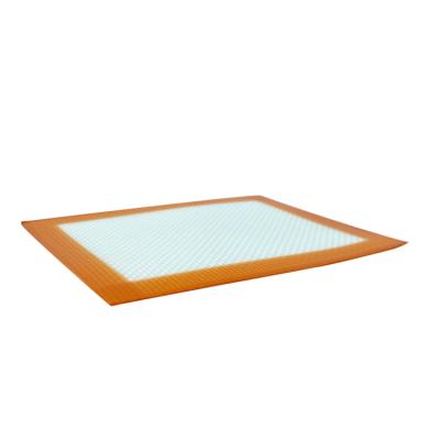 China Viable Factory Hot Sale 12.7x10cm Pad Silicone Nonstick Kneading Baking Mat for sale