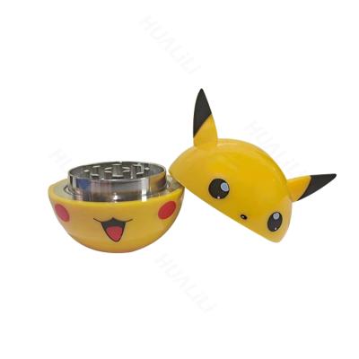 China Weed Grinder Cartoon Character Design Pikachu Vanilla Spice Herbal Smoking Grinder for sale