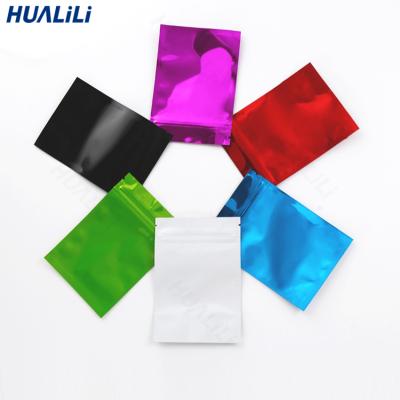 China Folding Reusable Smell Proof Aluminum Foil Polyester Film Small Edible Food Sealing Bag for sale