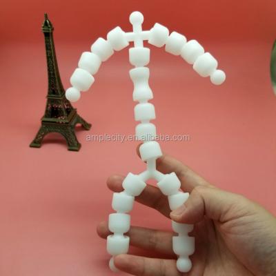 China Toy Joints PATENTED Toy Sleeve Toy Colorful Bone High Quality Movable Plastic Ball Brace Skeletal Joint Joint Cavity for sale