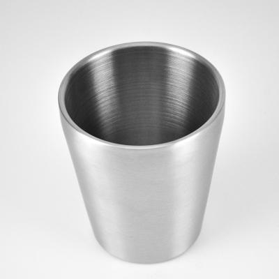 China Sustainable Double Wall Stainless Steel Insulated Drinking Mugs Metal Coffee Tea Cup for sale