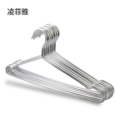 China New classic/postmodern hot sale stainless steel solid hanger for hook underwear metal adult strong hanger for sale