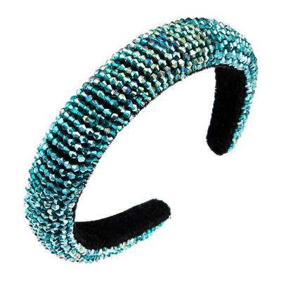 China Hot Lady Headband HairBand Hair Accessories Style Crystal Bling Headbands Rhinestone Baroque Women Design Ladies Hair Decoration for sale