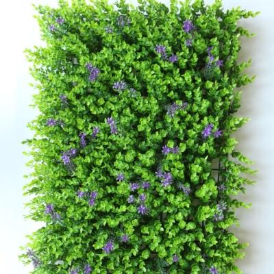 China Garden Green Artificial Grass Wall Hanging Plants Vertical Grass Panel for sale