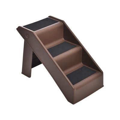 China HOT SALES PP Sustainable Plastic Pet Steps For Small Or Medium Dogs Climbing Pet Stairs for sale