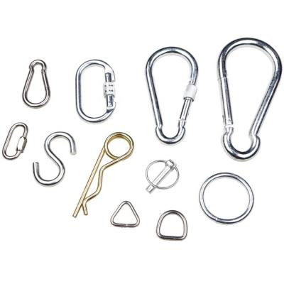 China HOT SALES Outdoor Furniture Accessories Hardware Steel Fittings Swing Snap Hooks Hangers Ring Screw Bolt Nut Steel For Swing Set for sale