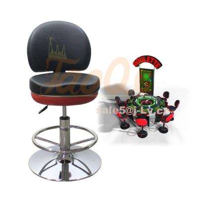 China Modern Quality K1048 inter block gaming bar stool slot machine roulette seating casino chair for sale