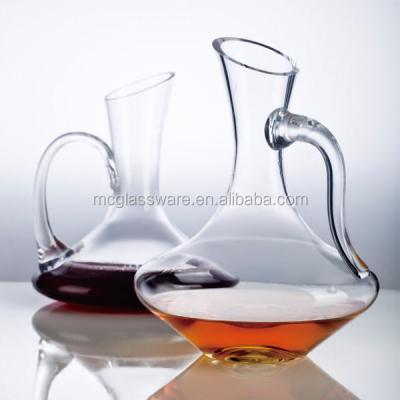 China Wholesale Elegant Handmade Bulk Glass Wine Whiskey Pour and Serve Wine Decanter for sale