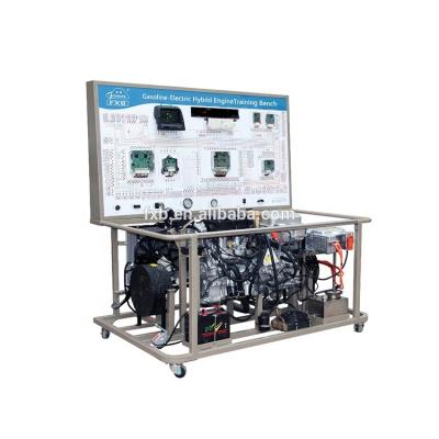 China Stainless Steel Gasoline-electric Engine Training Bench Lab School Equipment Hybrid Vehicle Hybrid Training for sale