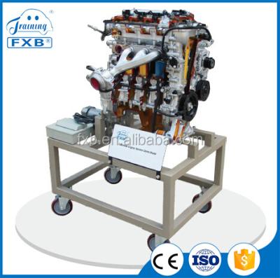 China Stainless Steel Car Training Model For Gasoline Engine Cut Out Electronic Controlled Lab Equipment for sale