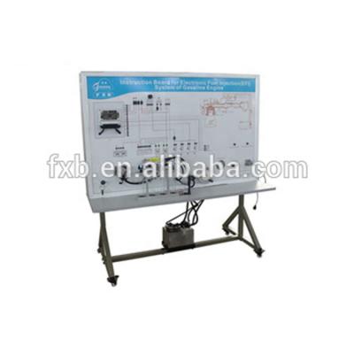 China Steel electronic bench and aluminum-plastic panel gasoline/gasoline engine fuel injection system (EFI) training equipment for sale